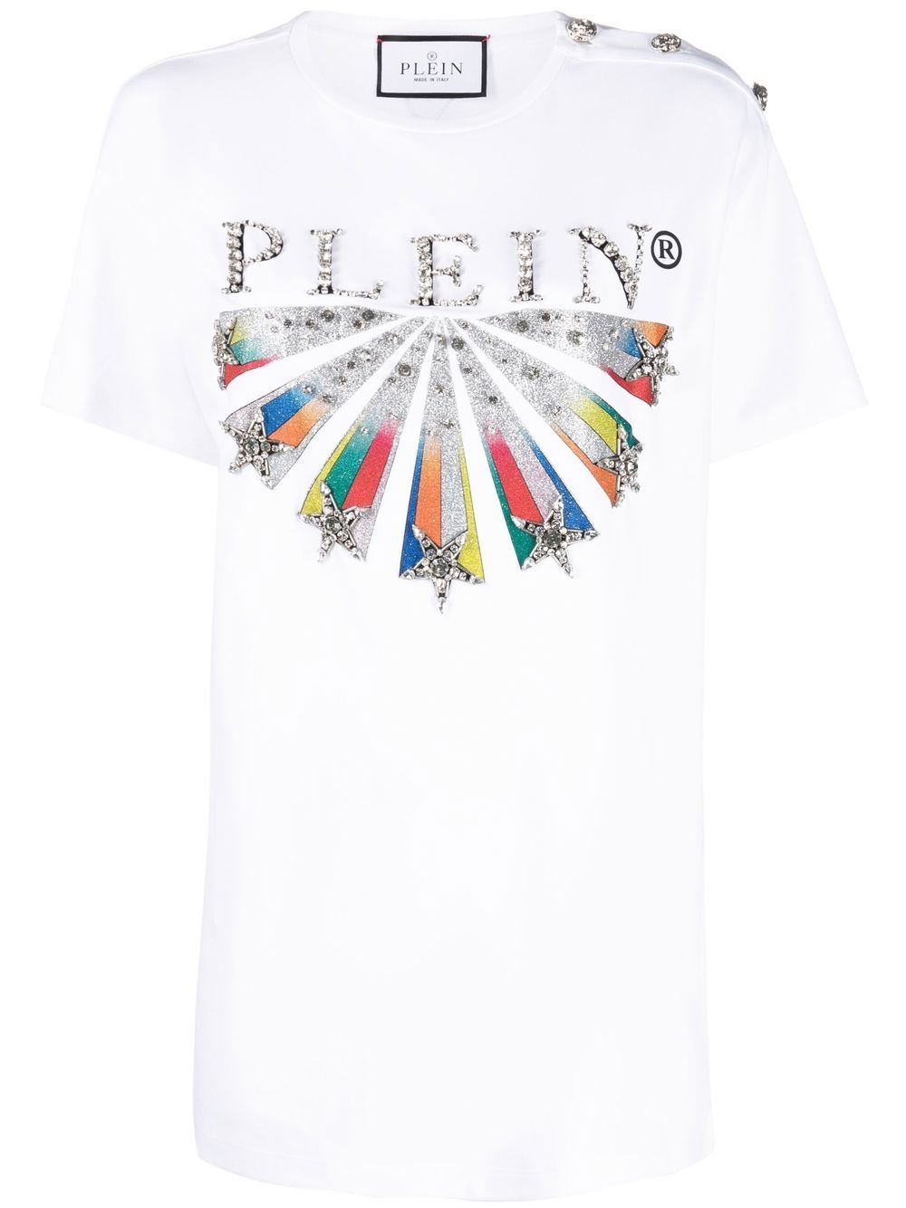 Philipp Plein logo-print short-sleeve T-shirt - White von Philipp Plein