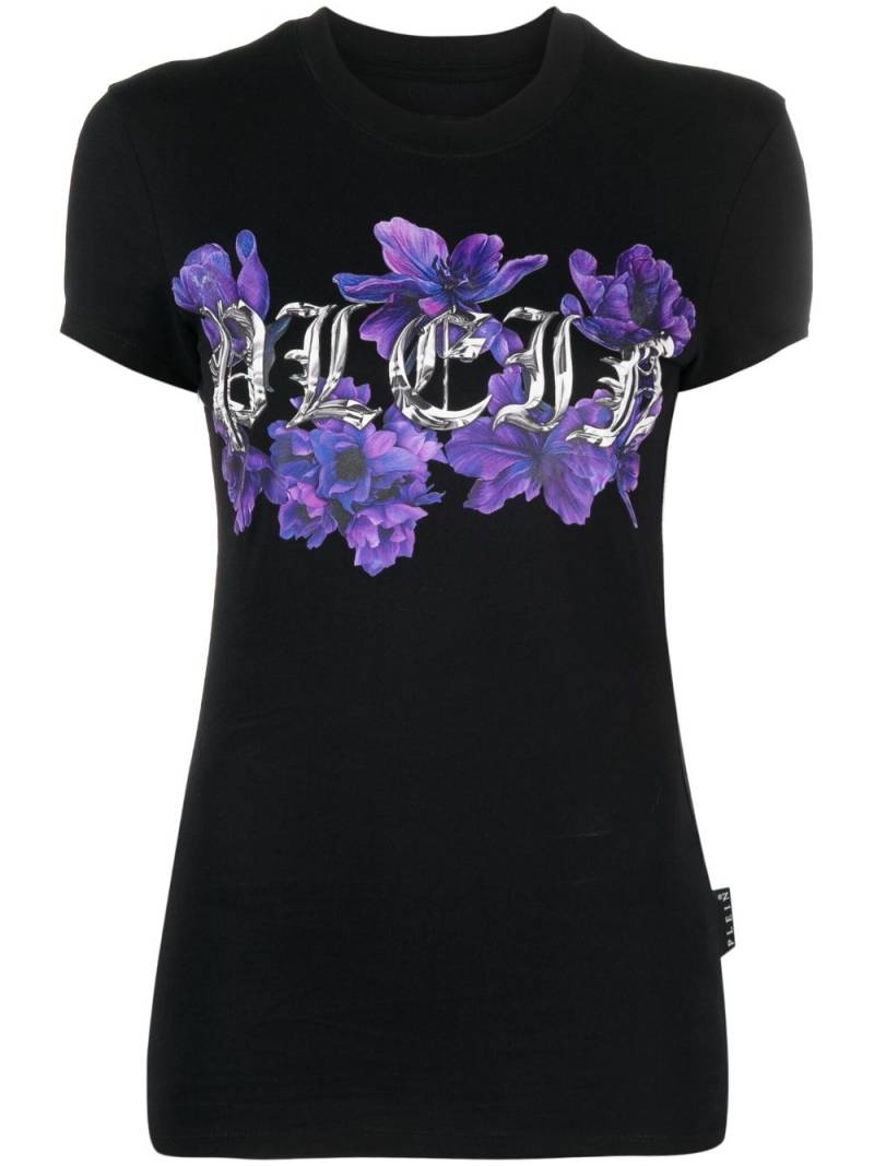 Philipp Plein logo-print short-sleeved T-shirt - Black von Philipp Plein