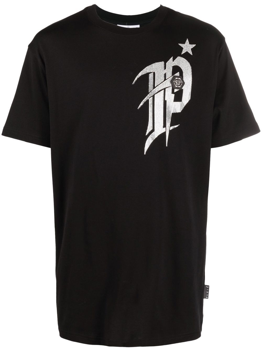 Philipp Plein logo-print short-sleeved T-shirt - Black von Philipp Plein