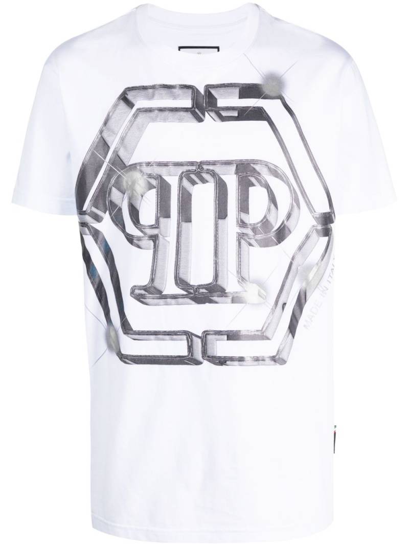 Philipp Plein logo-print short-sleeved T-shirt - White von Philipp Plein