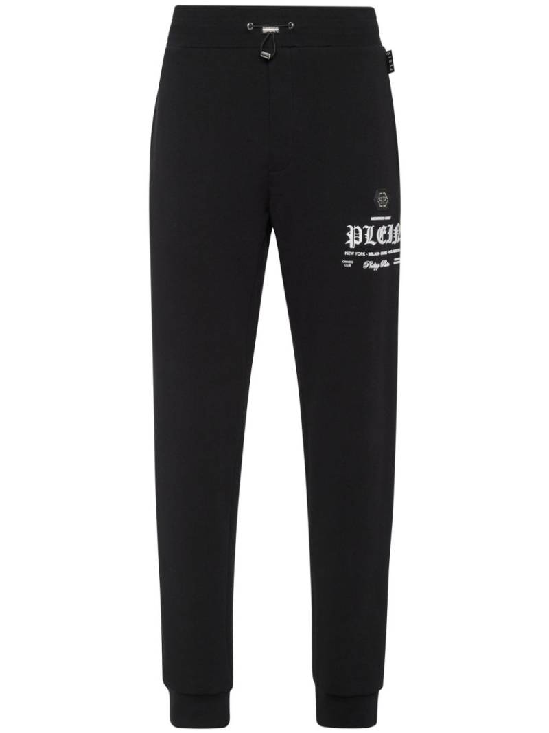 Philipp Plein logo-print track pants - Black von Philipp Plein