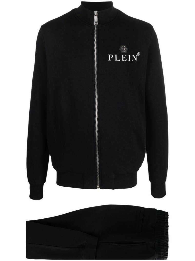 Philipp Plein logo-print zip tracksuit - Black von Philipp Plein