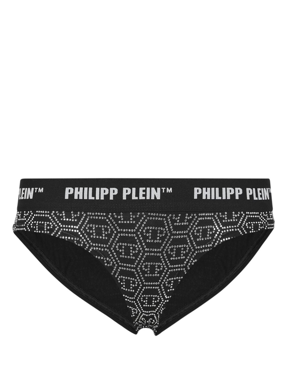 Philipp Plein logo-printed brief - Black von Philipp Plein