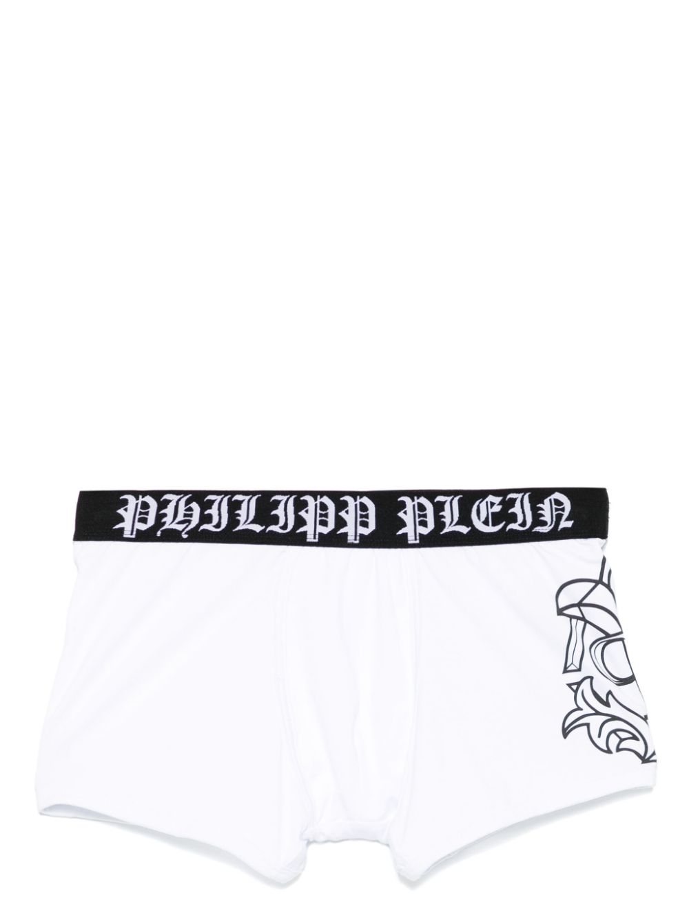 Philipp Plein logo-waistband boxers - White von Philipp Plein