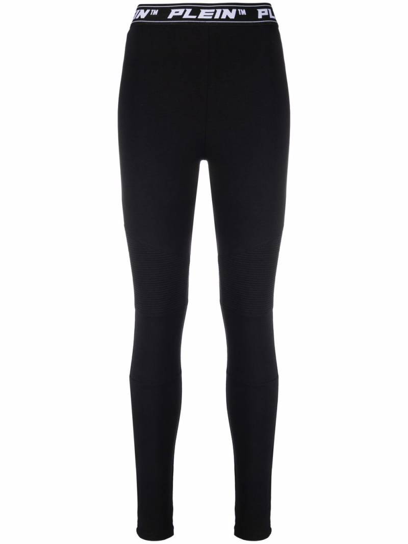 Philipp Plein logo-waistband leggings - Black von Philipp Plein