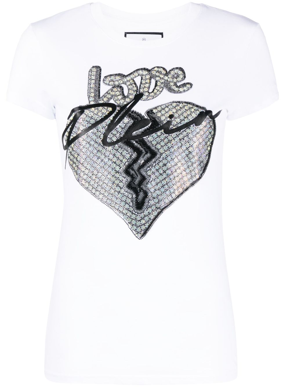 Philipp Plein love-print short-sleeve T-shirt - White von Philipp Plein