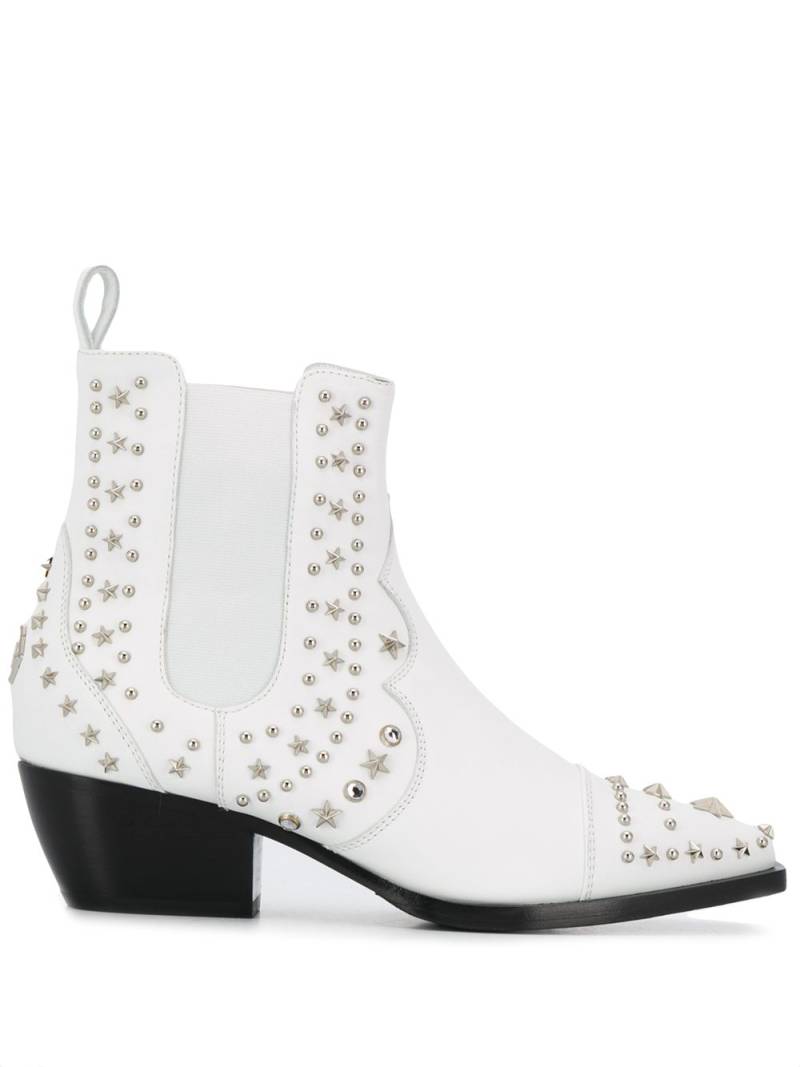 Philipp Plein low cowboy boots - White von Philipp Plein