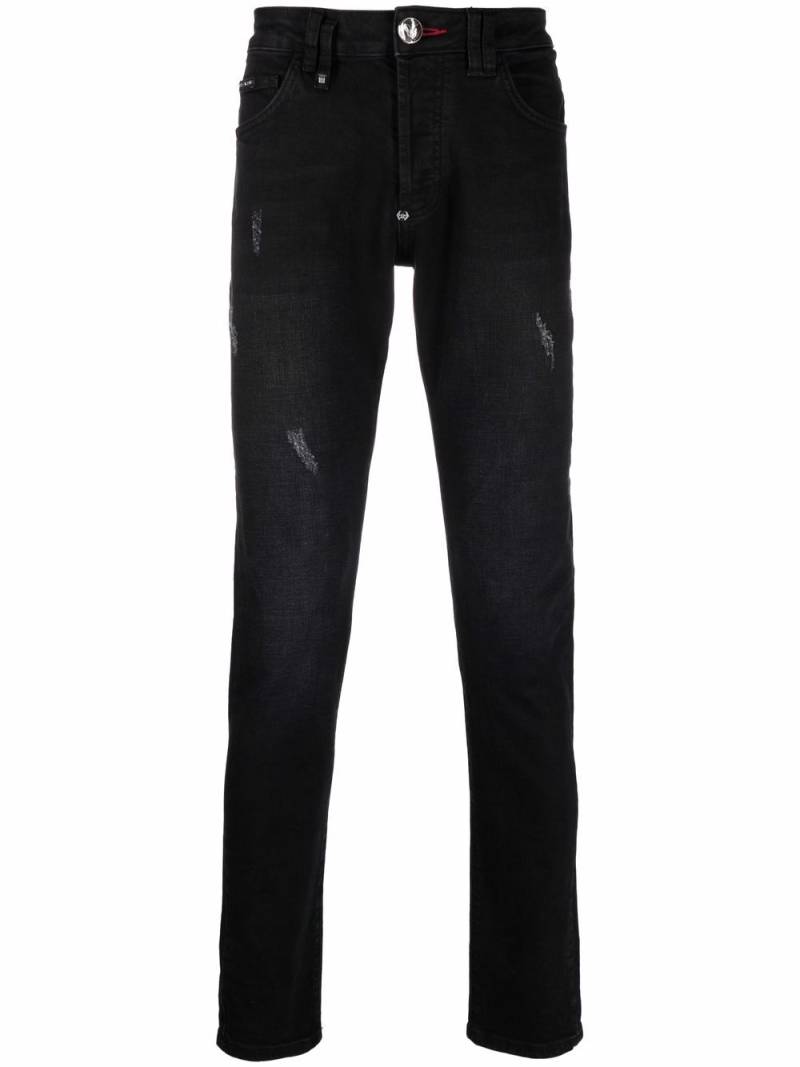 Philipp Plein low-rise straight jeans - Black von Philipp Plein