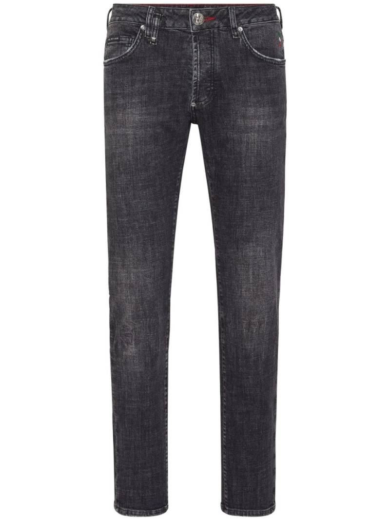 Philipp Plein low-rise straight-leg jeans - Black von Philipp Plein