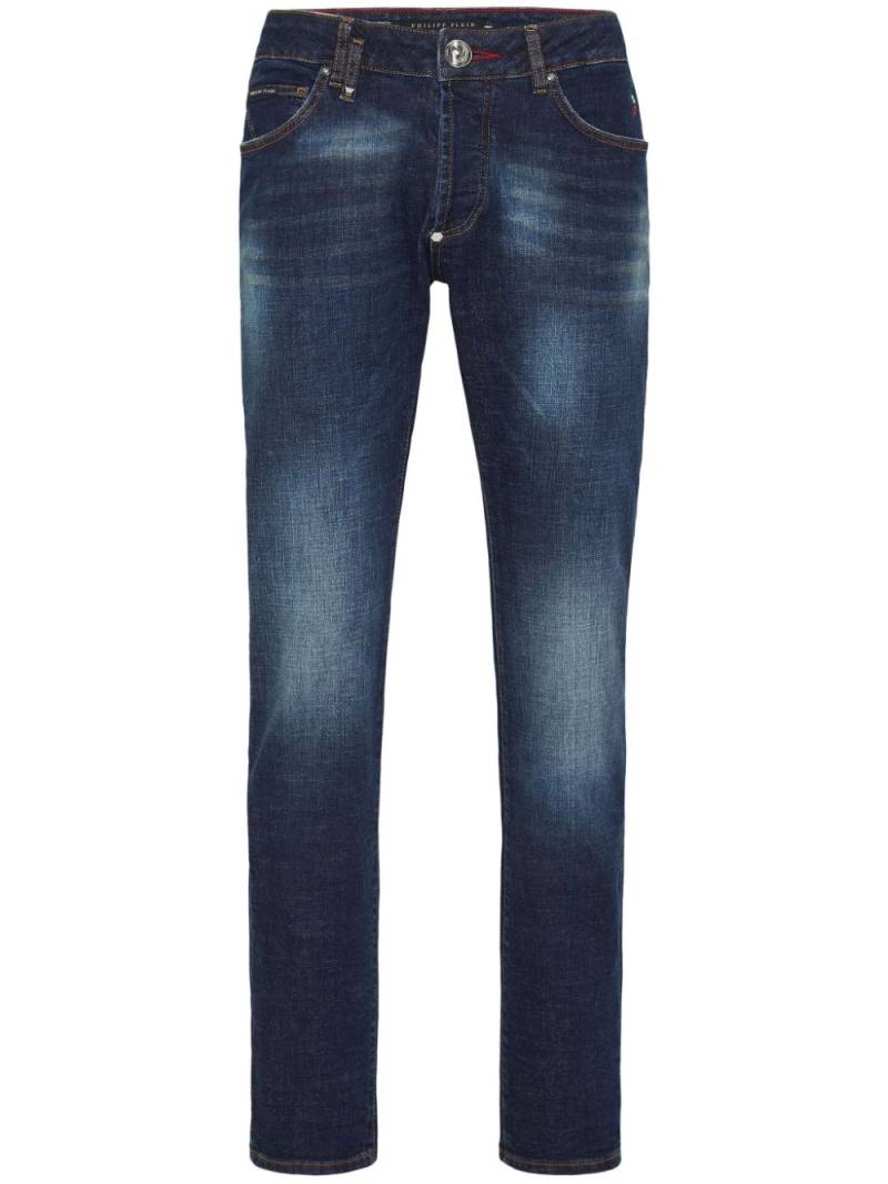 Philipp Plein low-rise straight-leg jeans - Blue von Philipp Plein