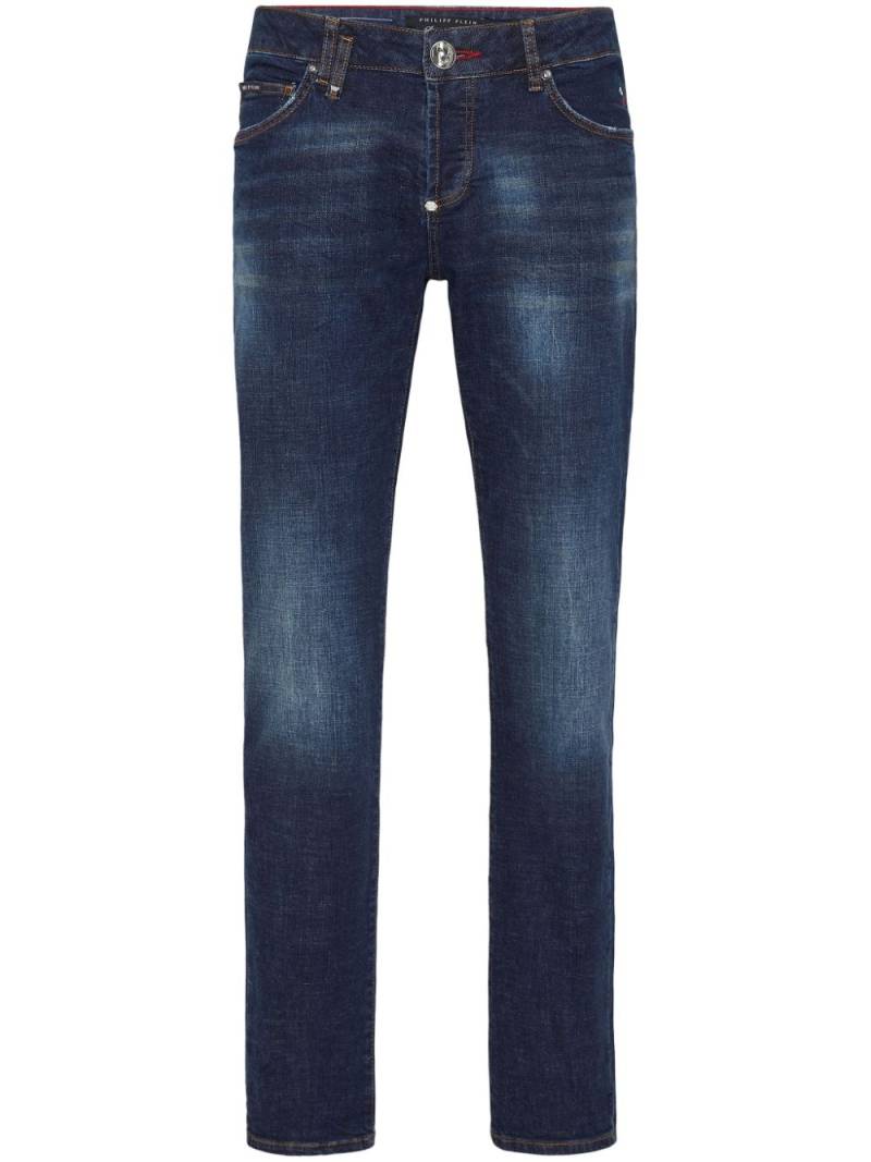 Philipp Plein low-rise straight-leg jeans - Blue von Philipp Plein