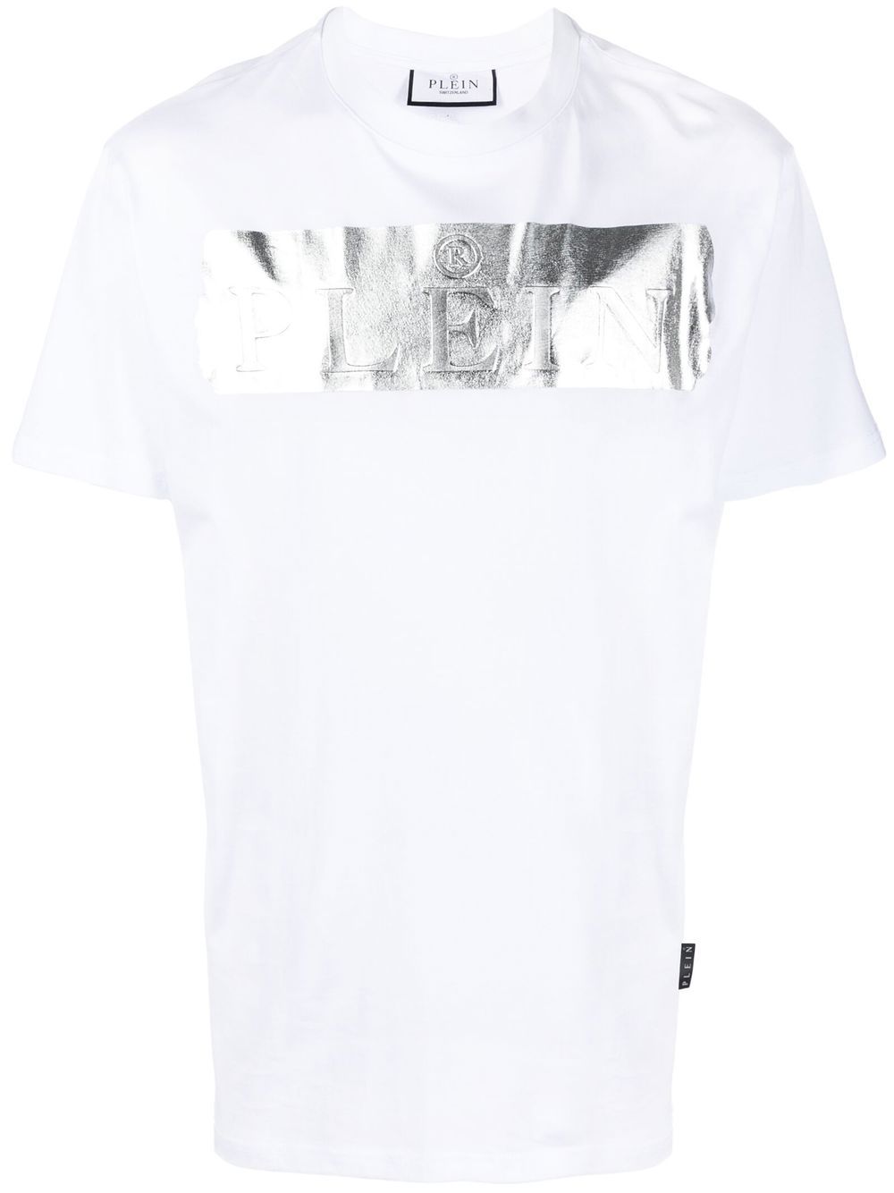 Philipp Plein metallic-detail logo T-shirt - White von Philipp Plein