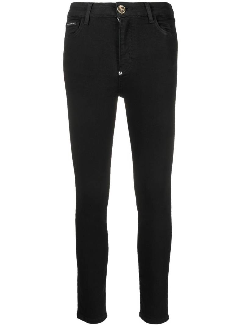 Philipp Plein metallic skull skinny jeans - Black von Philipp Plein