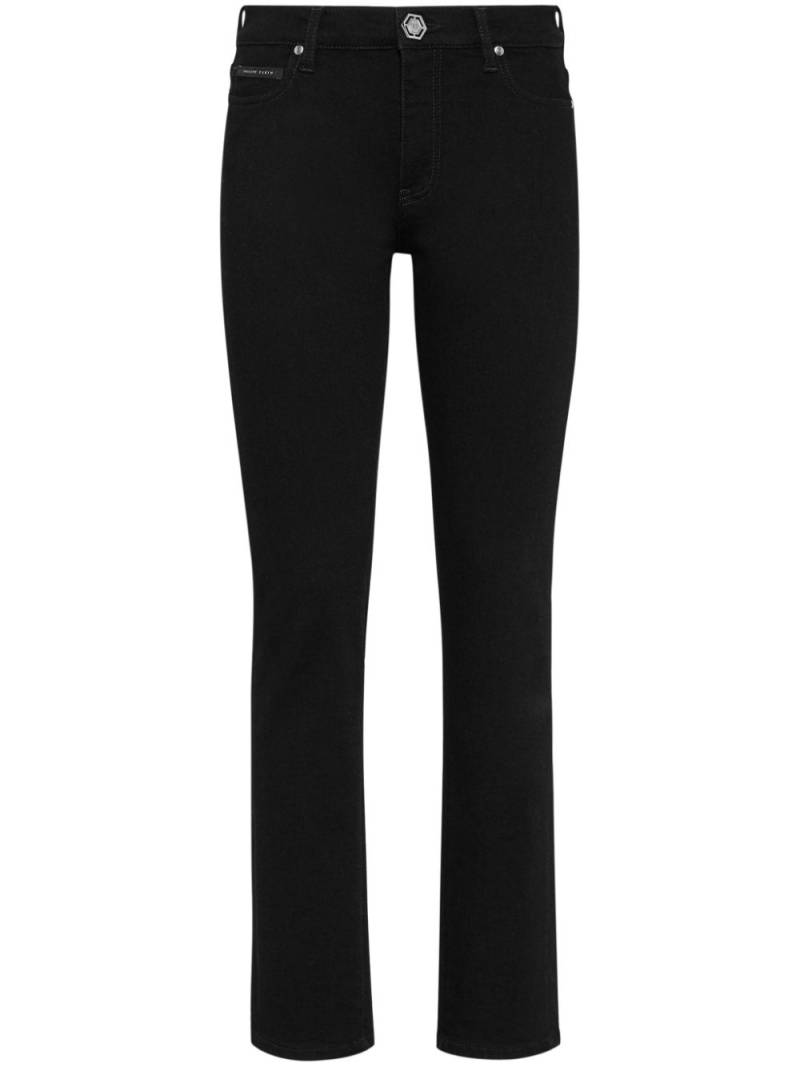 Philipp Plein mid-rise skinny-cut jeans - Black von Philipp Plein