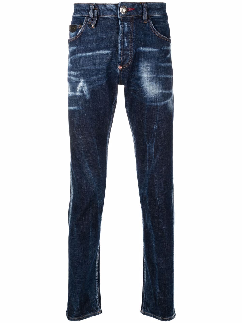 Philipp Plein mid-rise slim-fit jeans - Blue von Philipp Plein