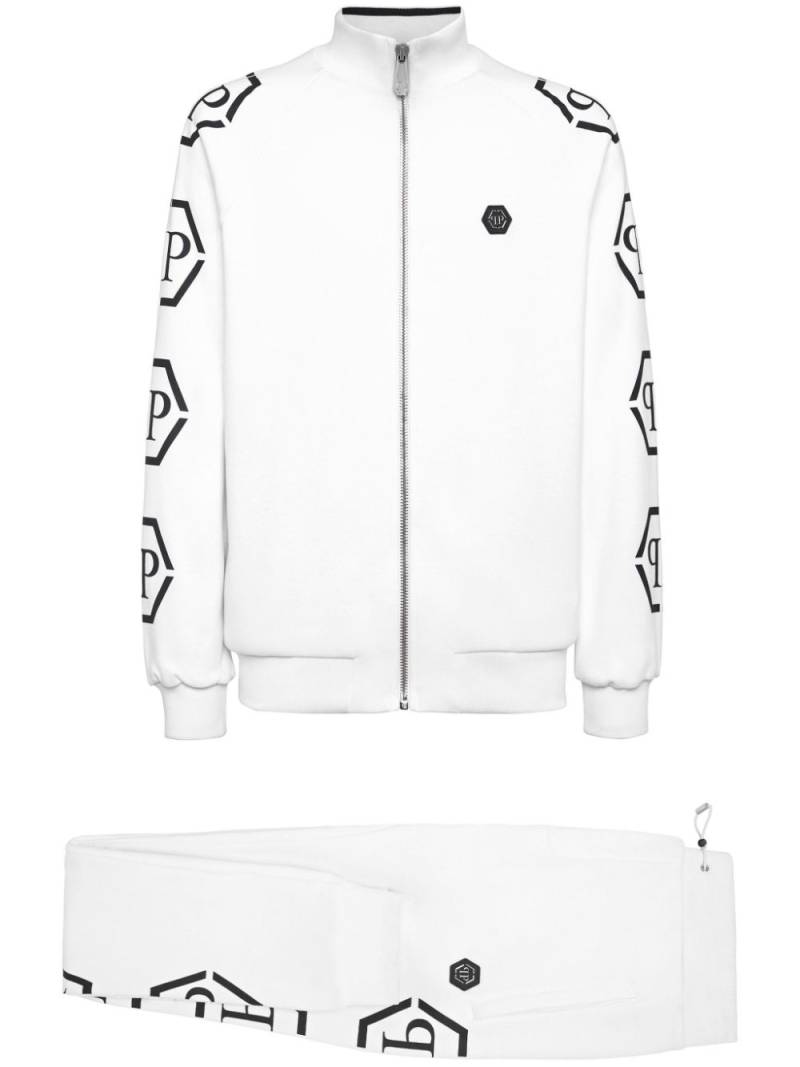 Philipp Plein monogram-print tracksuit - White von Philipp Plein