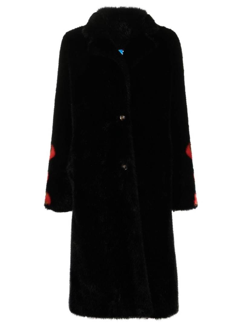 Philipp Plein monster-print faux-fur coat - Black von Philipp Plein