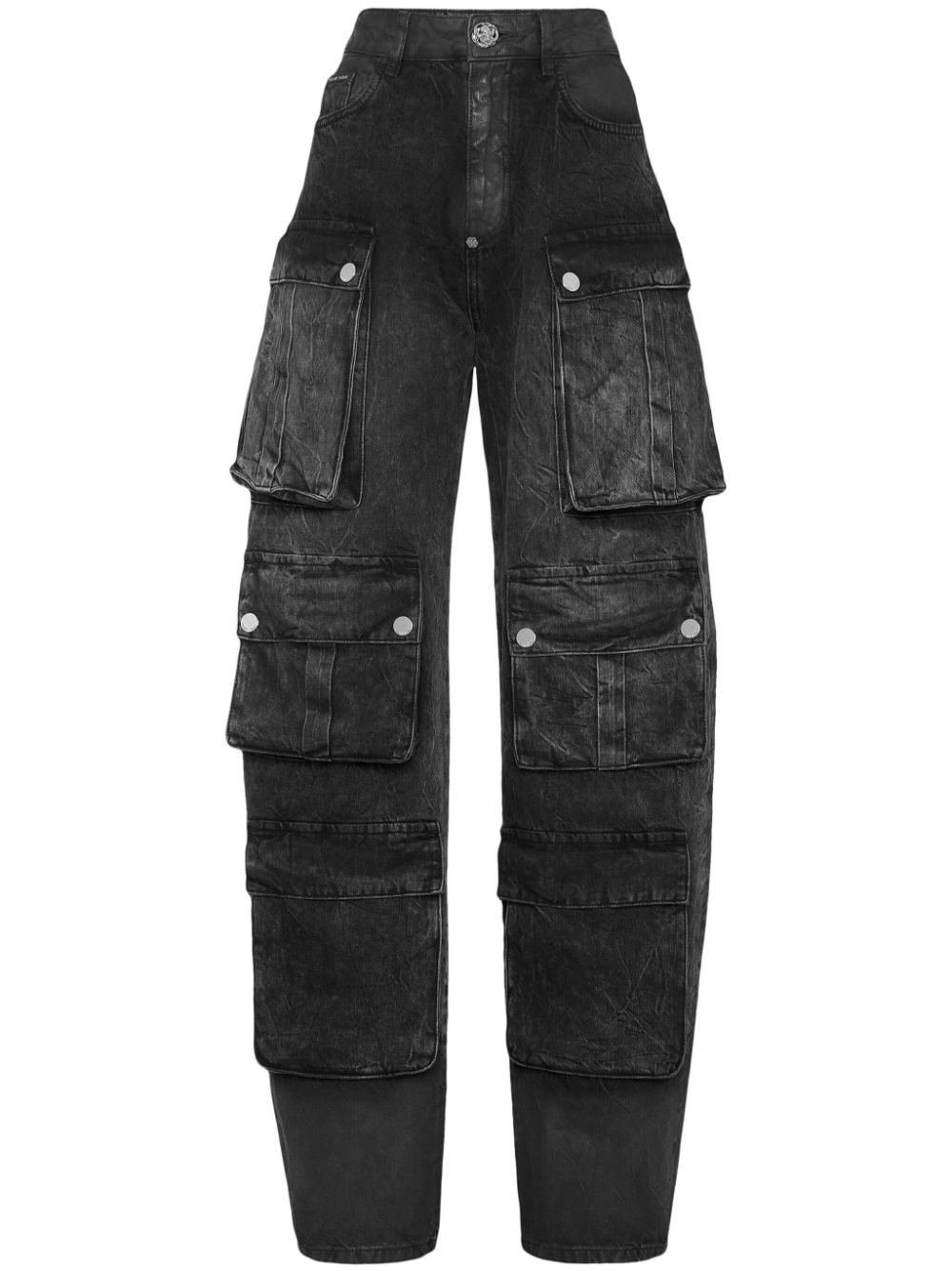 Philipp Plein oversize cargo jeans - Black von Philipp Plein