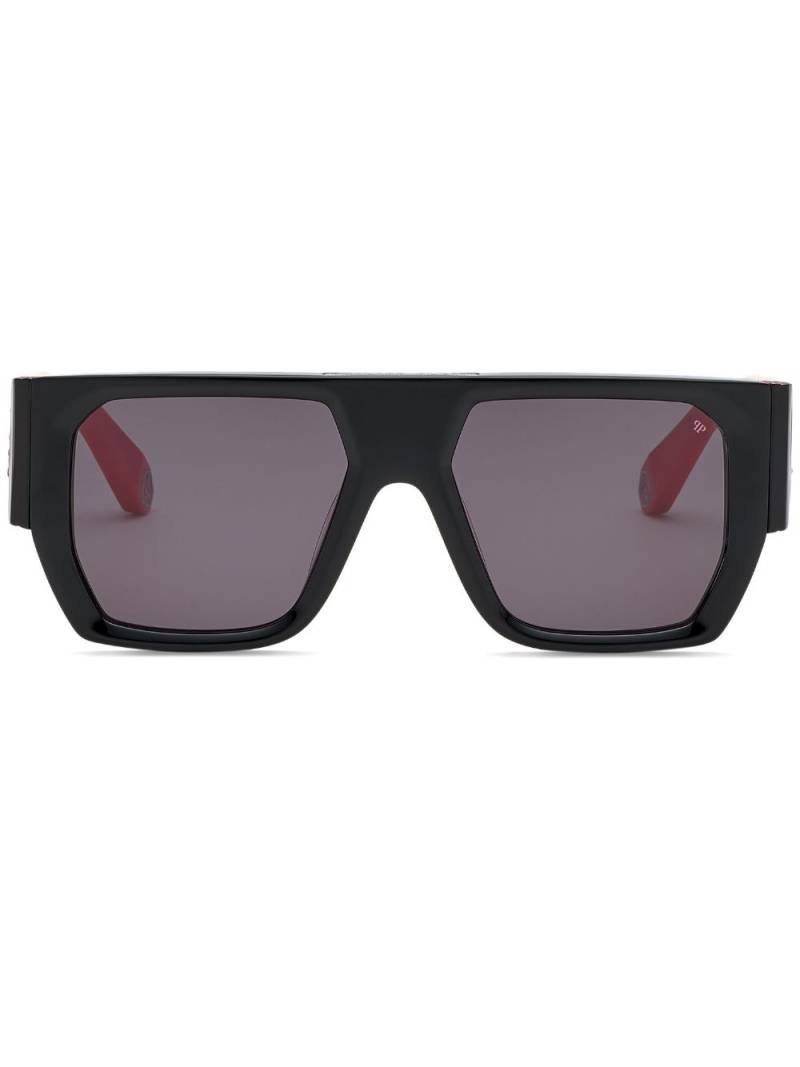 Philipp Plein oversize square-frame sunglasses - Black von Philipp Plein