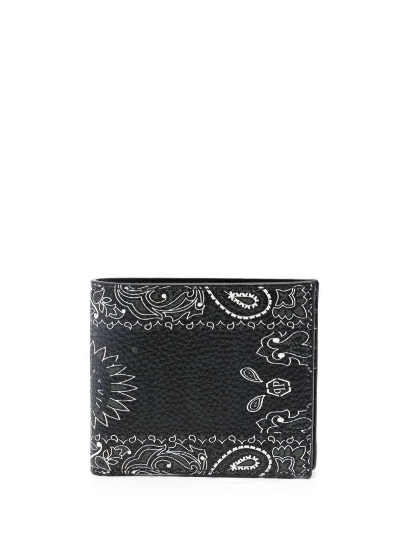 Philipp Plein paisley-print leather wallet - Black von Philipp Plein