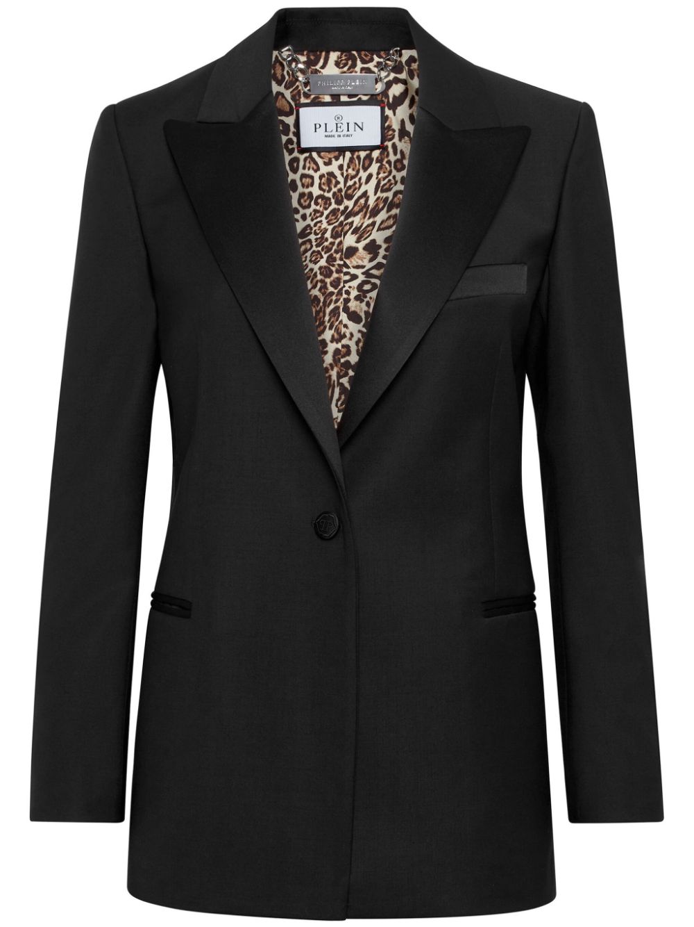 Philipp Plein peak-lapels single-breasted blazer - Black von Philipp Plein