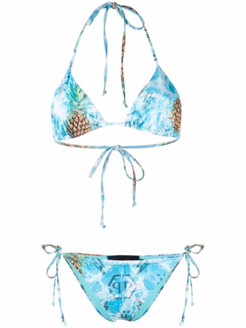 Philipp Plein pineapple skies bikini - Blue von Philipp Plein