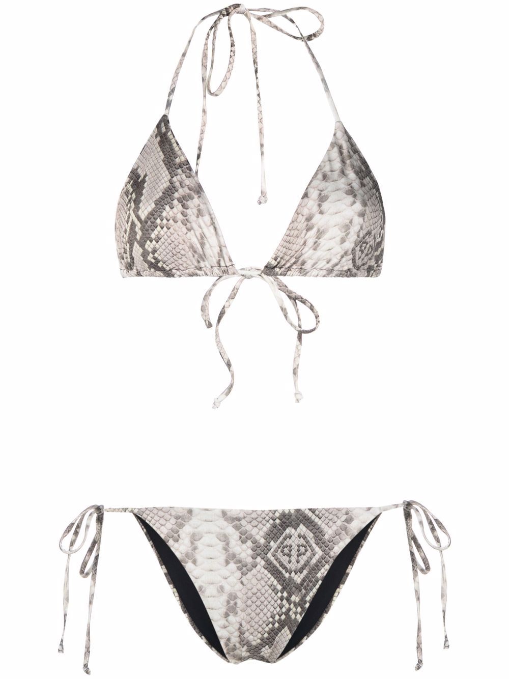 Philipp Plein python-print bikini - Neutrals von Philipp Plein