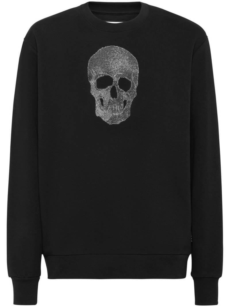 Philipp Plein rhinestone-embellished Skull sweatshirt - Black von Philipp Plein