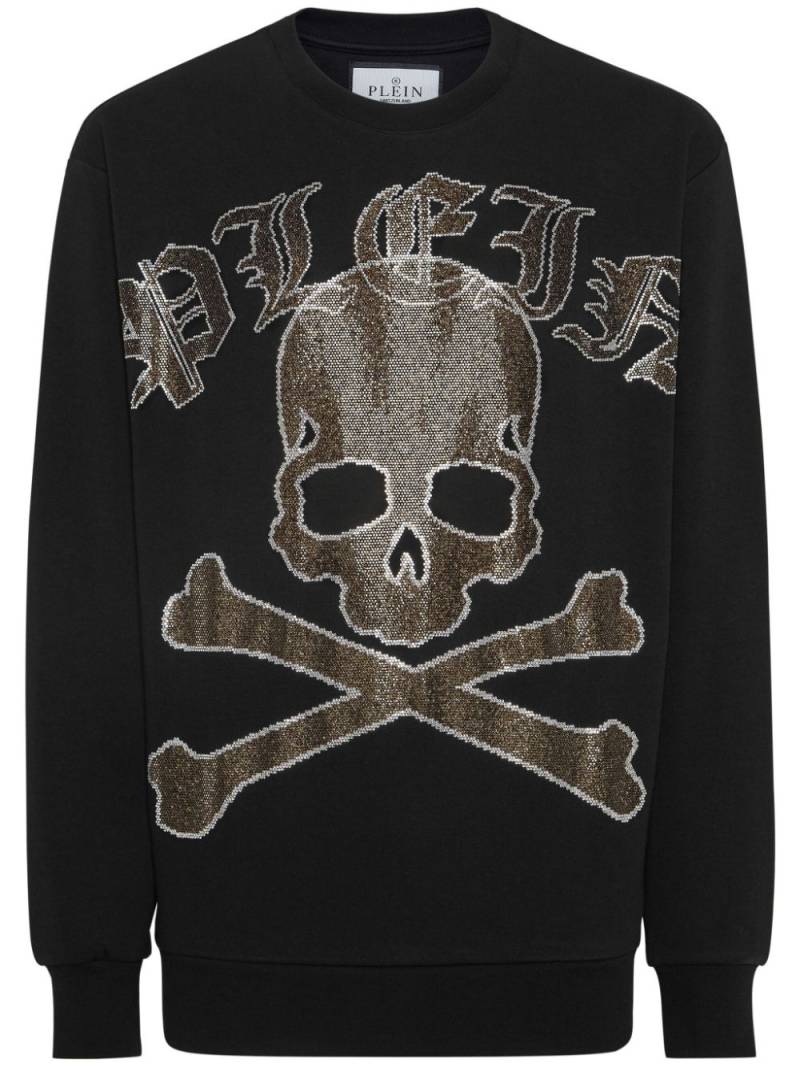 Philipp Plein rhinestone-embellished sweatshirt - Black von Philipp Plein