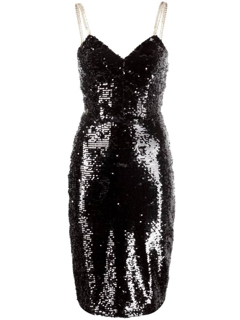 Philipp Plein sequin embellished midi dress - Black von Philipp Plein