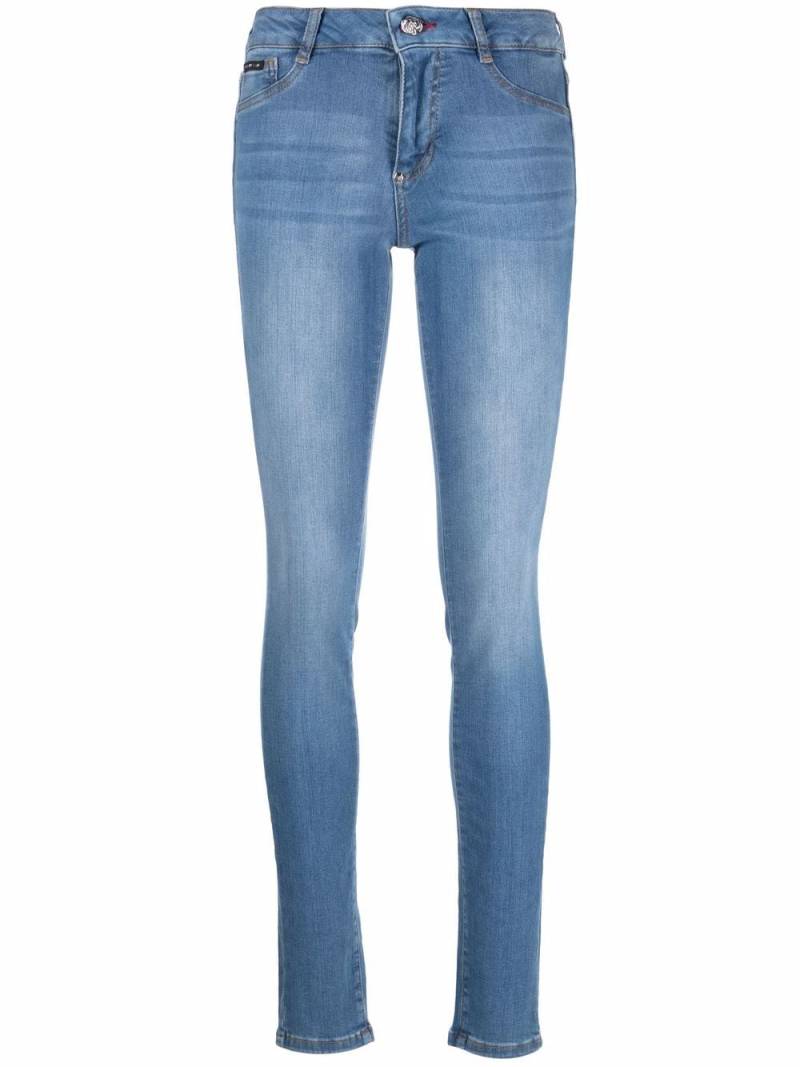 Philipp Plein skinny-cut denim leggings - Blue von Philipp Plein