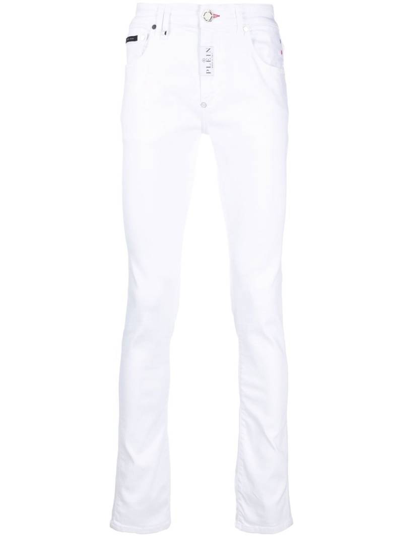 Philipp Plein skinny mid-rise jeans - White von Philipp Plein