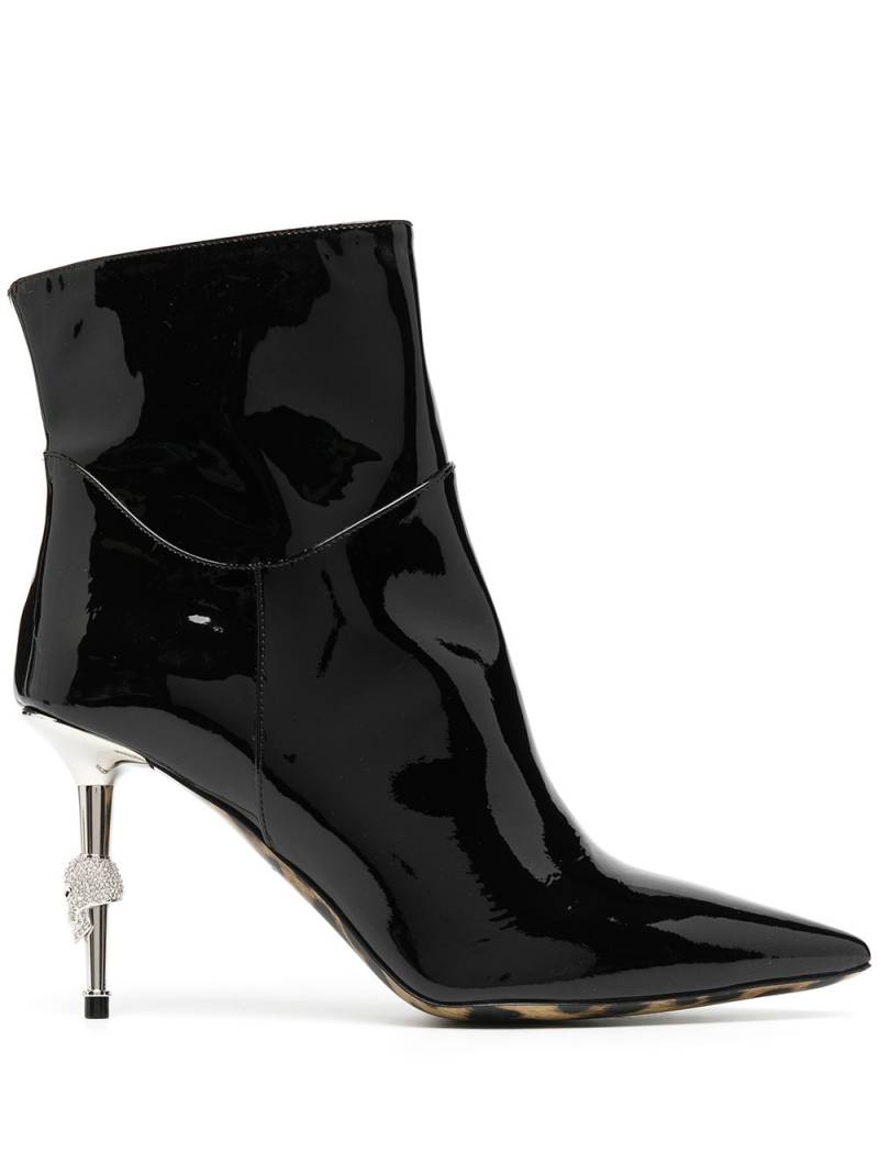 Philipp Plein skull-heel ankle boots - Black von Philipp Plein