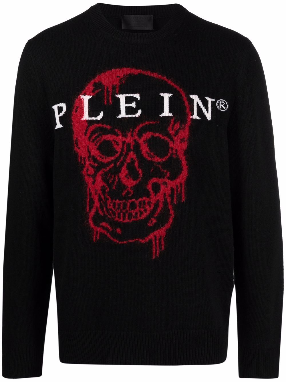 Philipp Plein skull intarsia-knit jumper - Black von Philipp Plein