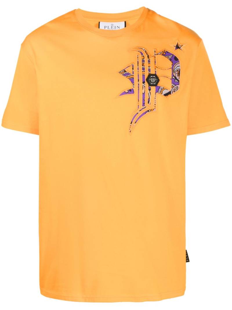 Philipp Plein skull-print T-shirt - Orange von Philipp Plein