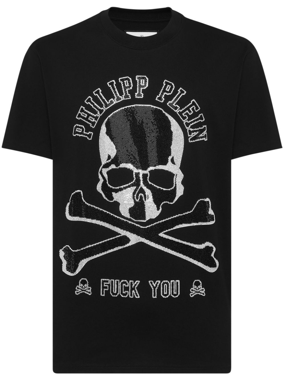 Philipp Plein skull-print cotton T-shirt - Black von Philipp Plein