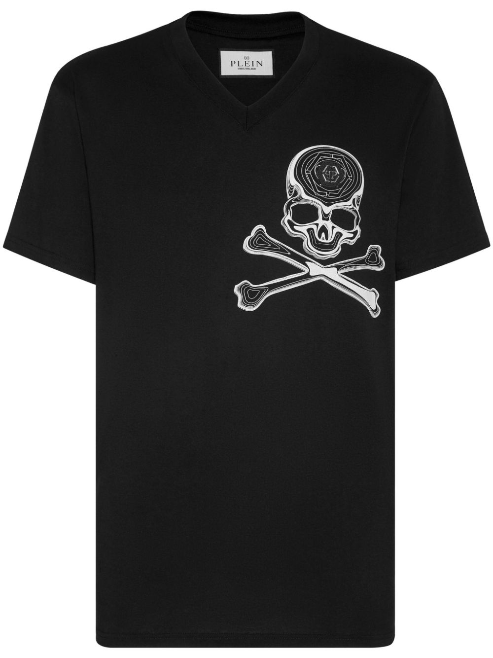 Philipp Plein skull-print cotton T-shirt - Black von Philipp Plein