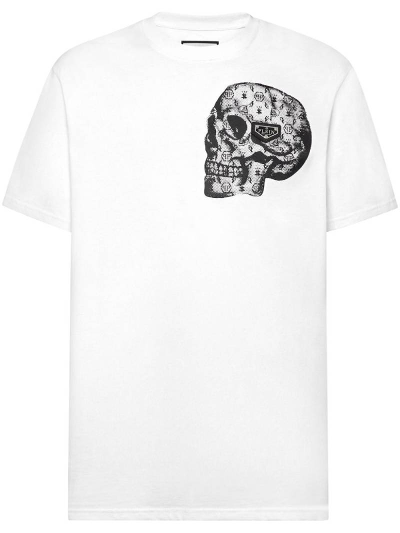 Philipp Plein skull-print cotton T-shirt - White von Philipp Plein