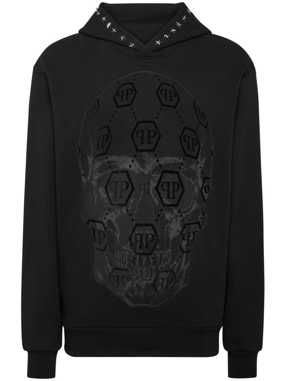 Philipp Plein skull-print hoodie - Black von Philipp Plein