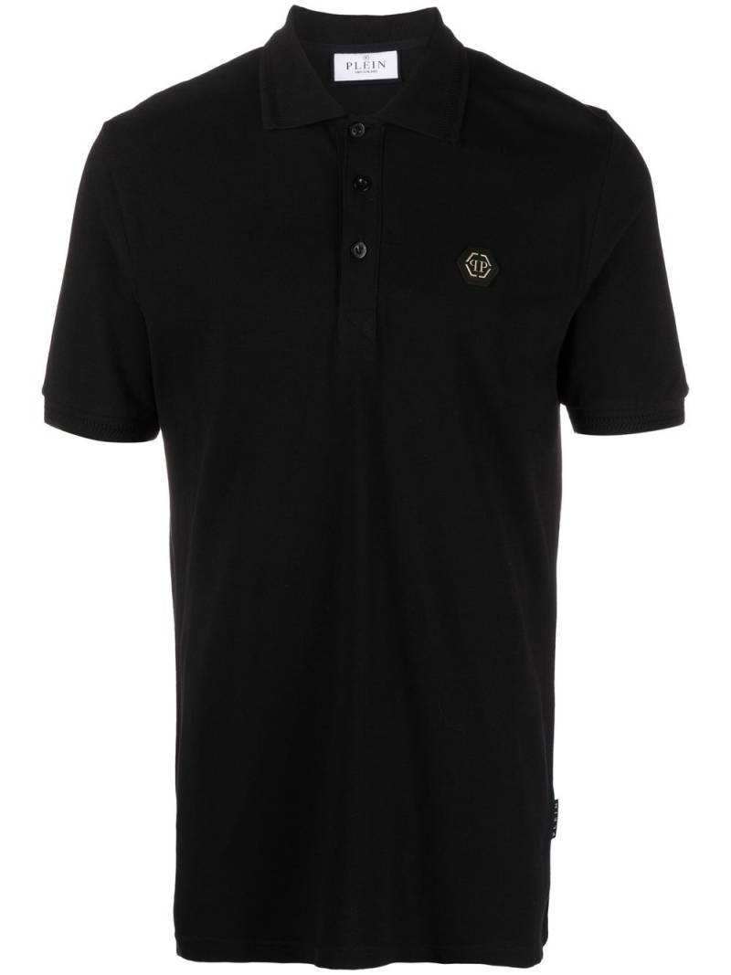 Philipp Plein skull-print polo shirt - Black von Philipp Plein