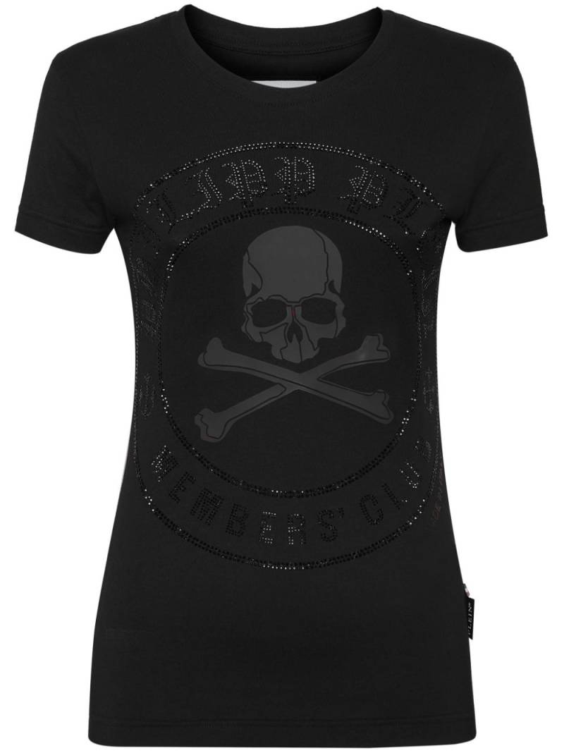 Philipp Plein skull-strass round-neck T-shirt - Black von Philipp Plein