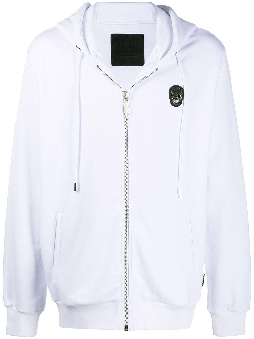 Philipp Plein skull zipped hoodie - White von Philipp Plein