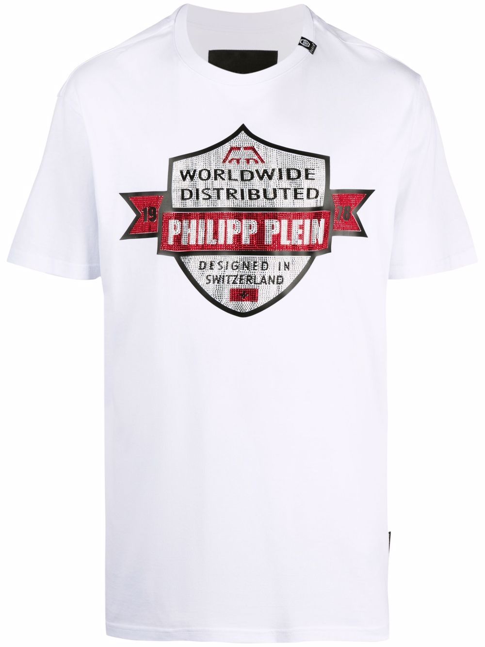 Philipp Plein slogan-print cotton T-shirt - White von Philipp Plein