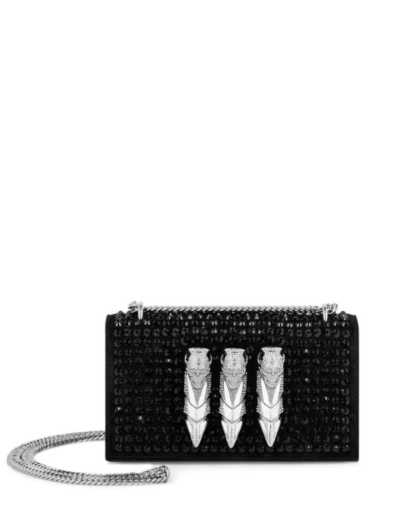 Philipp Plein small crystal-embellished shoulder bag - Black von Philipp Plein