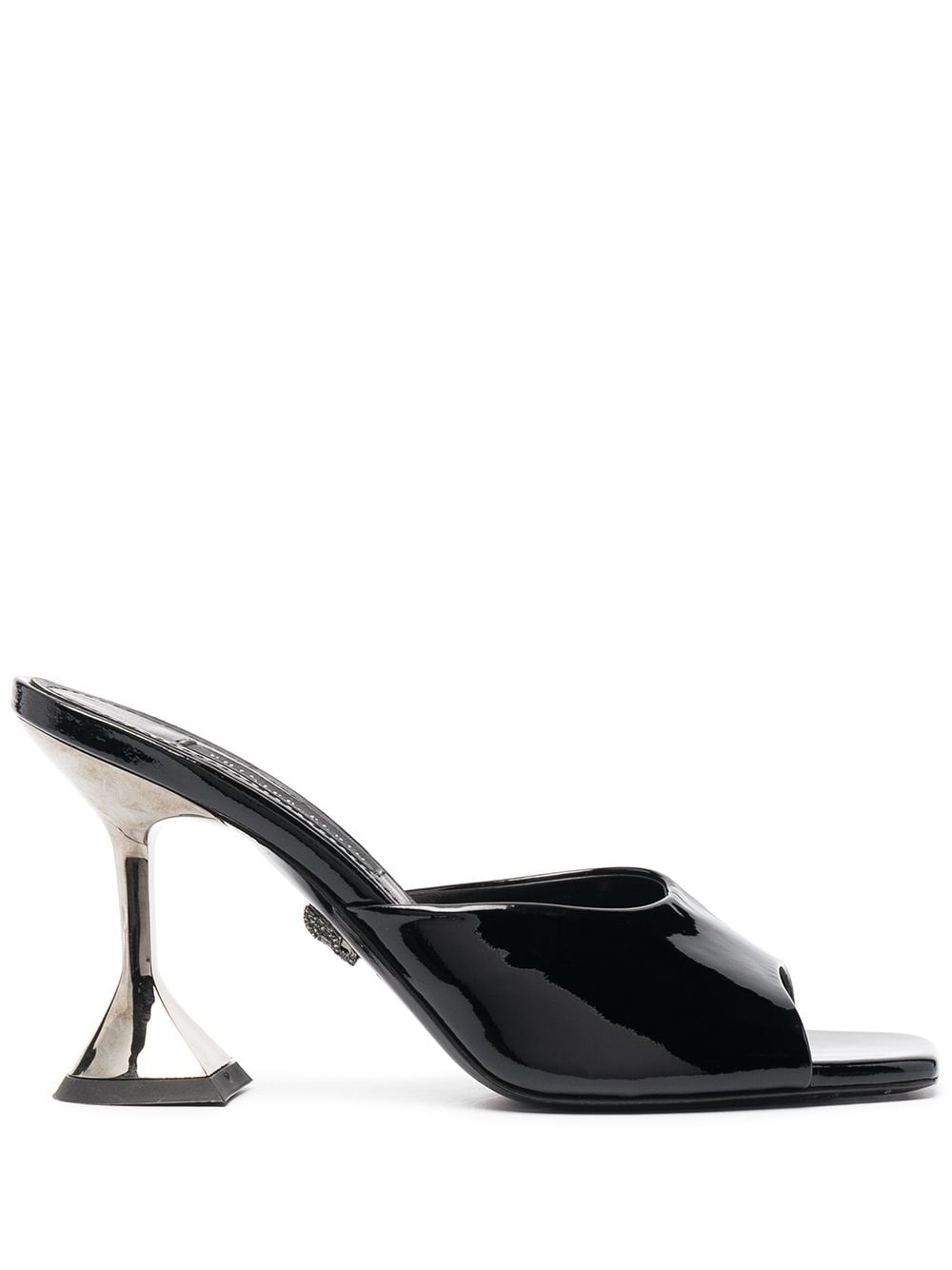Philipp Plein square-toe heeled sandals - Black von Philipp Plein