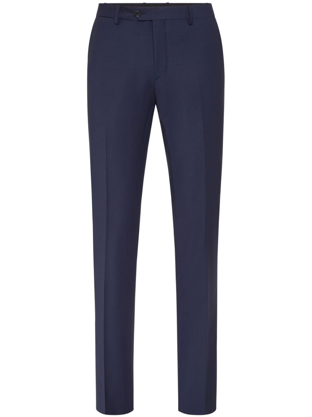 Philipp Plein straight-leg wool-blend trousers - Blue von Philipp Plein