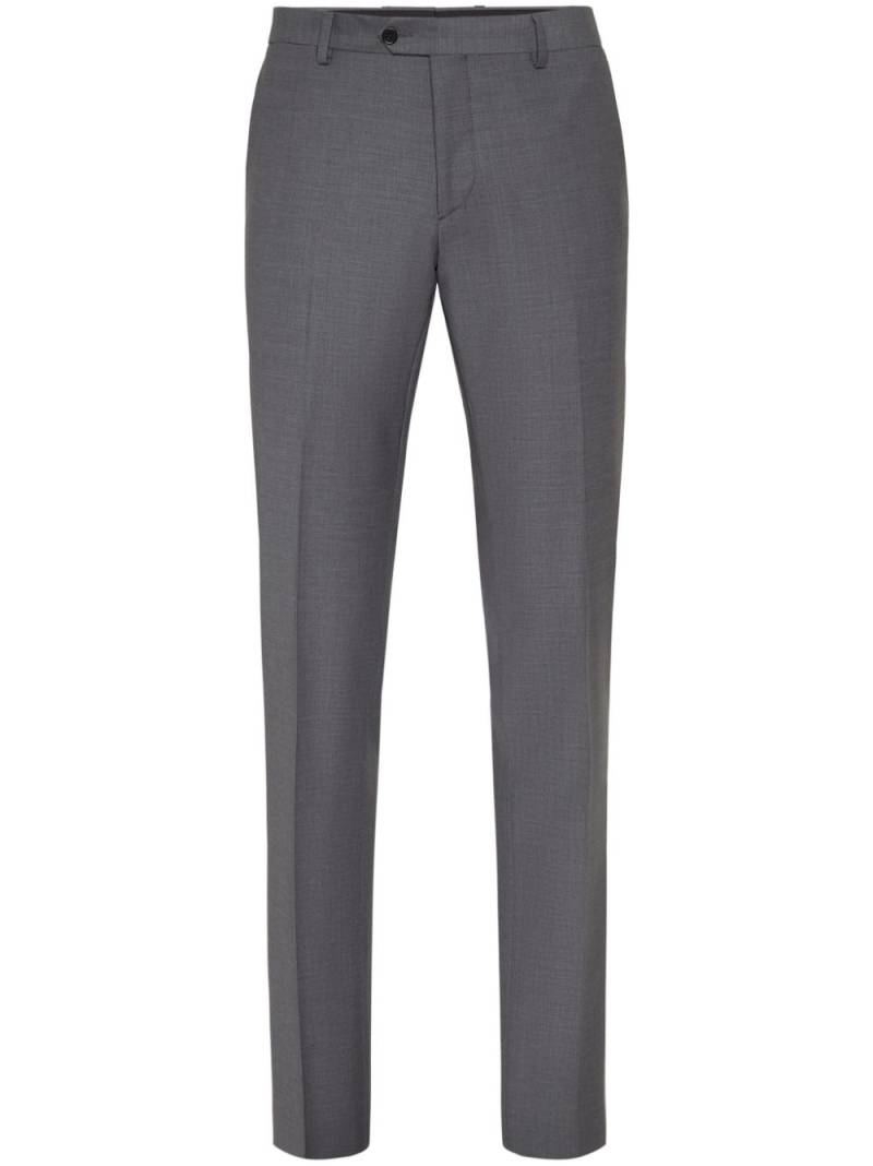 Philipp Plein straight-leg wool-blend trousers - Grey von Philipp Plein