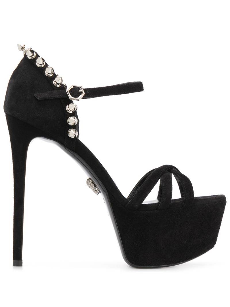 Philipp Plein stud-embellished platform sandals - Black von Philipp Plein