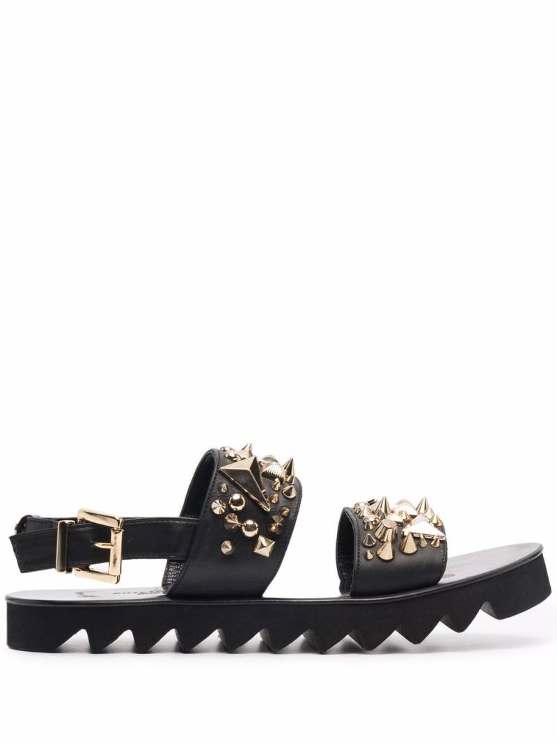 Philipp Plein studded leather sandals - Black von Philipp Plein