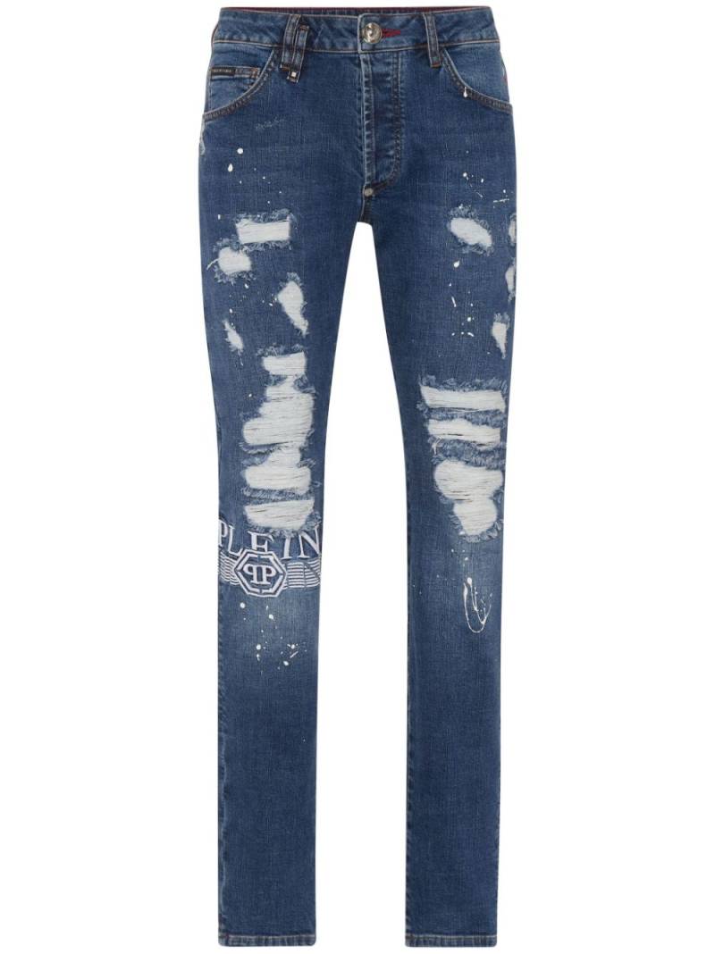 Philipp Plein super-straight jeans - Blue von Philipp Plein